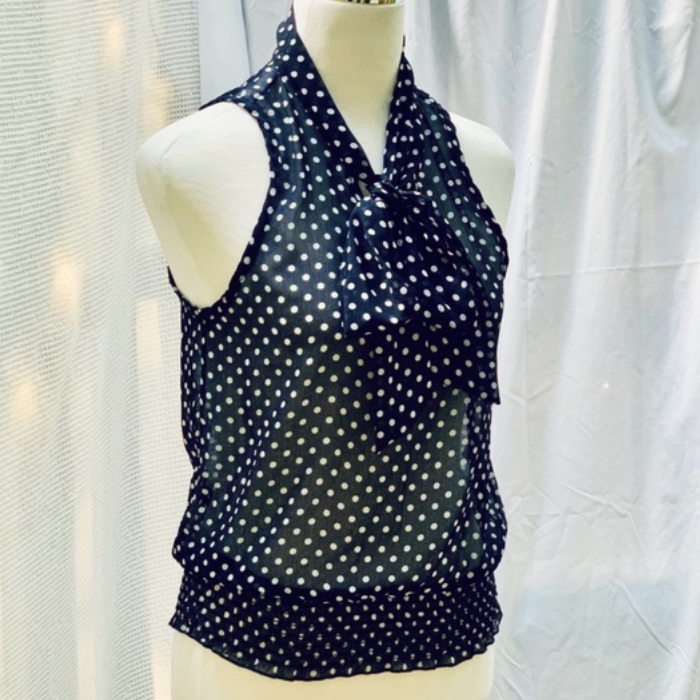 Alex & Jane polka dot blouse